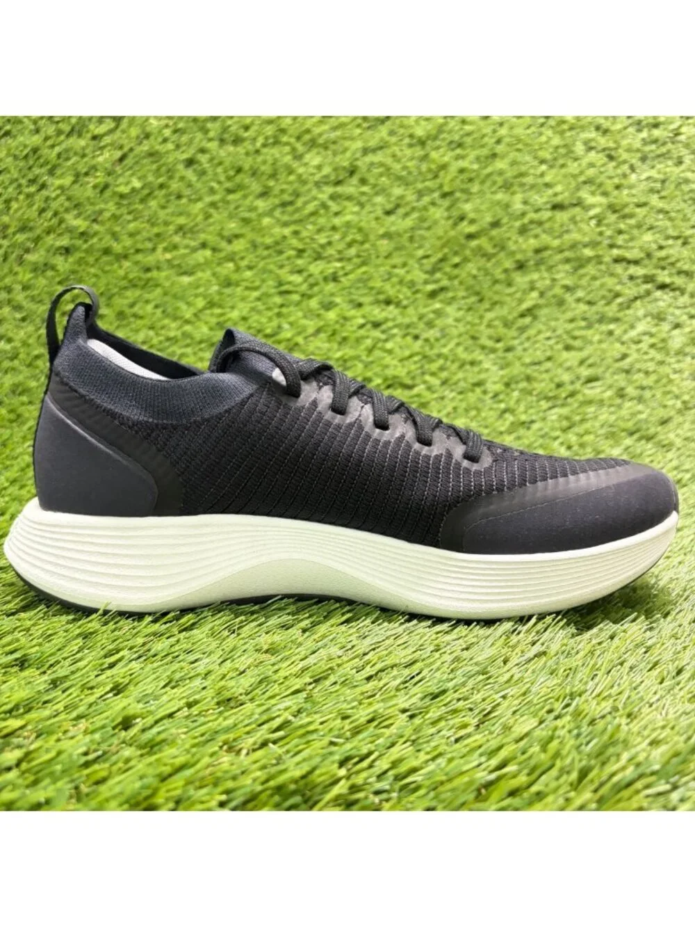 Allbirds Strider Womens Size 8.5 Black White Athletic Running Shoes Sneakers